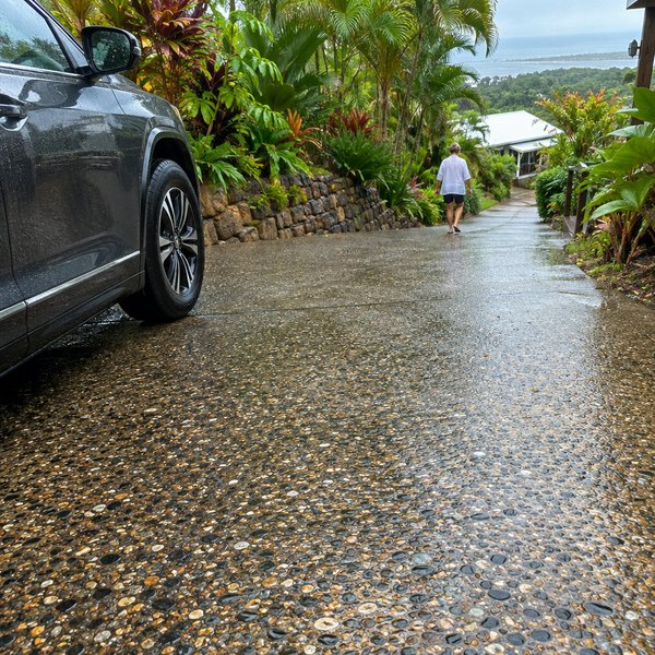 Exposed Aggregate Driveways - Plan Your Service in the Sunshine Coast