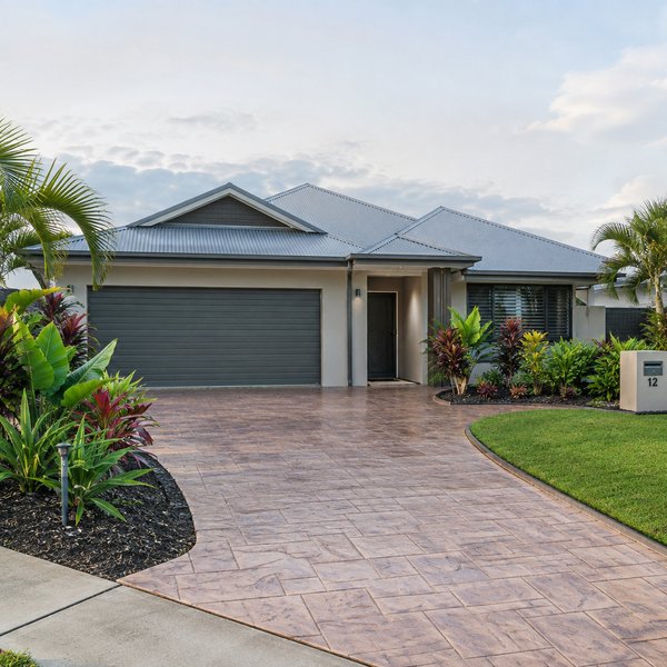 Coloured, Stamped & Stencilled driveways in Buderim